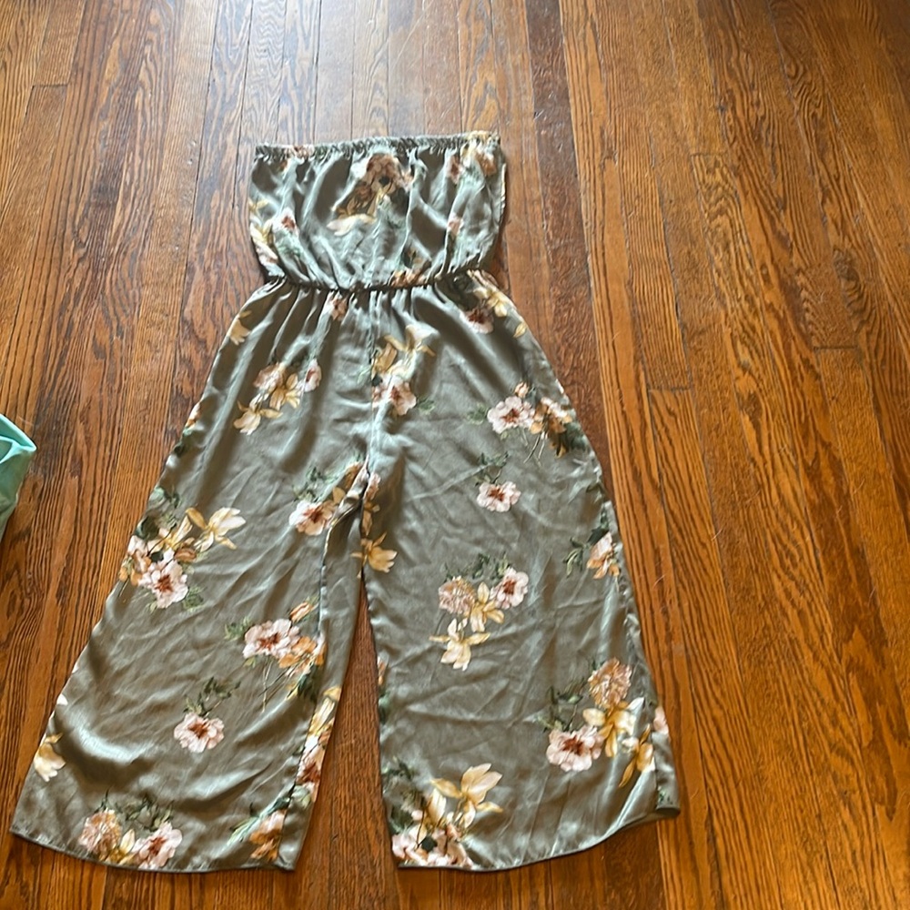 sage desert flower jumpsuit